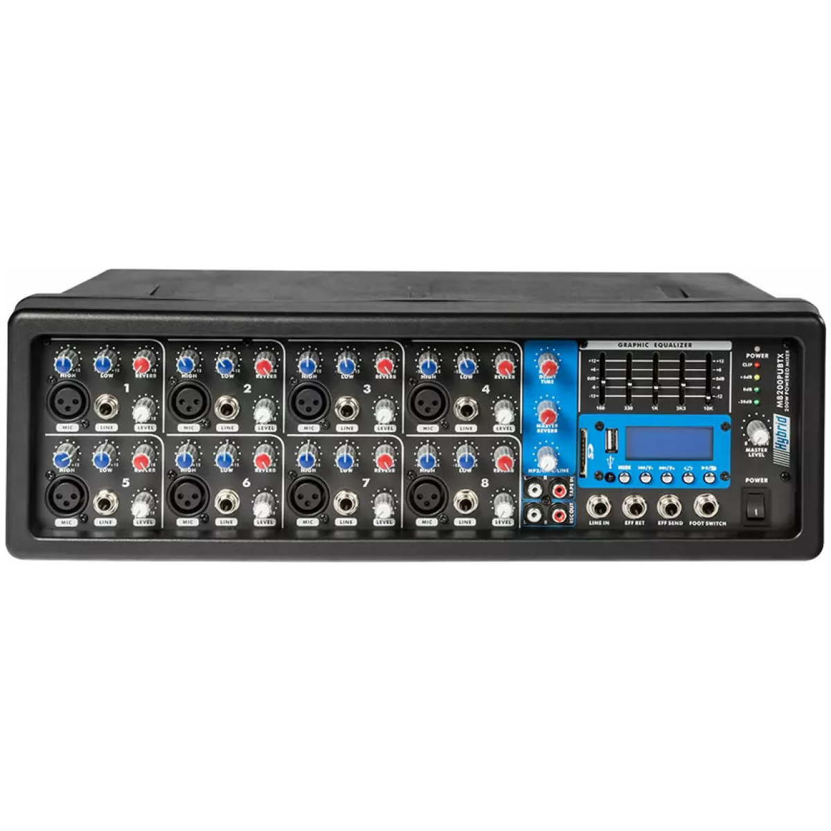 Hybrid M8200PUBTX 8-Channel Powered Mixer - Image 2