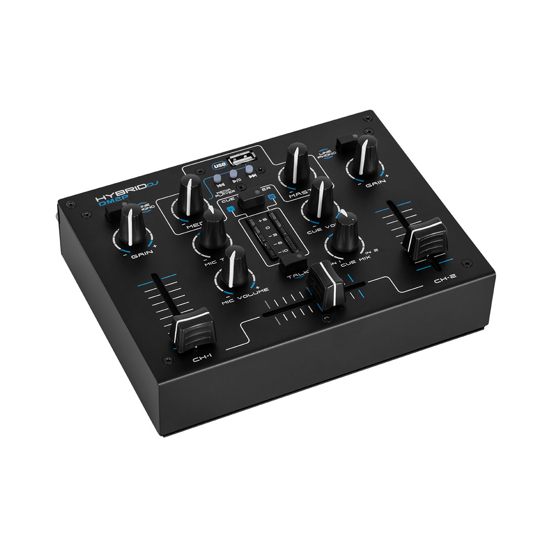 VIVMIXHYB042-1 Hybrid DM2P 2 Channel DJ Mixer - Image 1