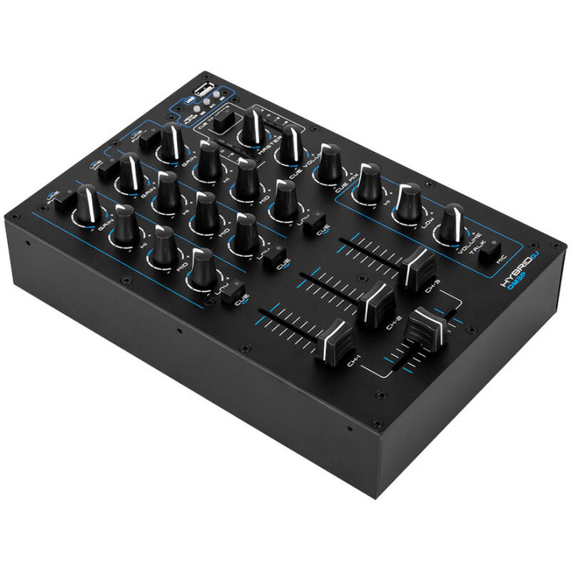 Hybrid DM2P 3 Channel DJ Mixer