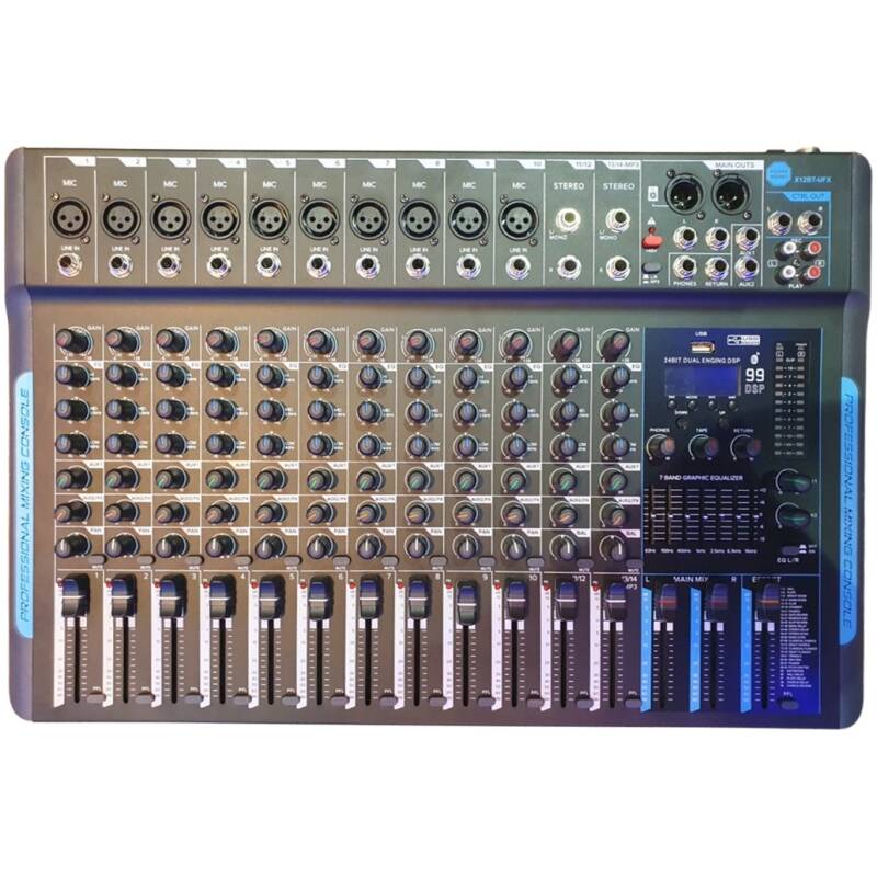 PowerWorks X12BT-UFX 12-Channel Mixer with DSP