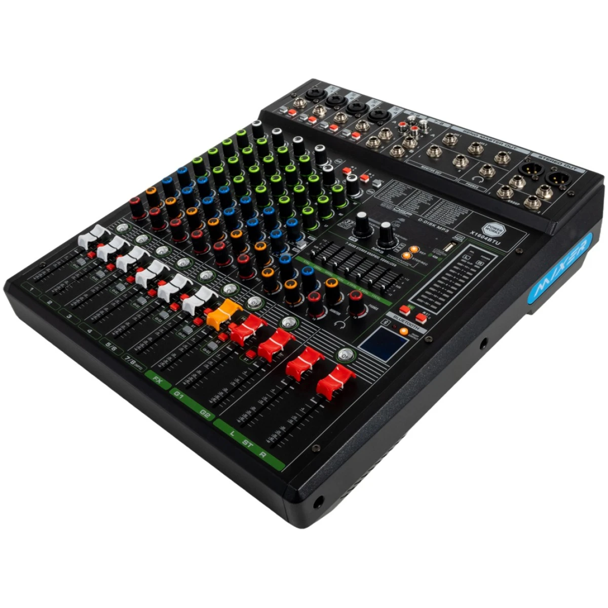 PowerWorks X1604BT-USB 4 Mono/2 Stereo Channel Mixer - Image 4