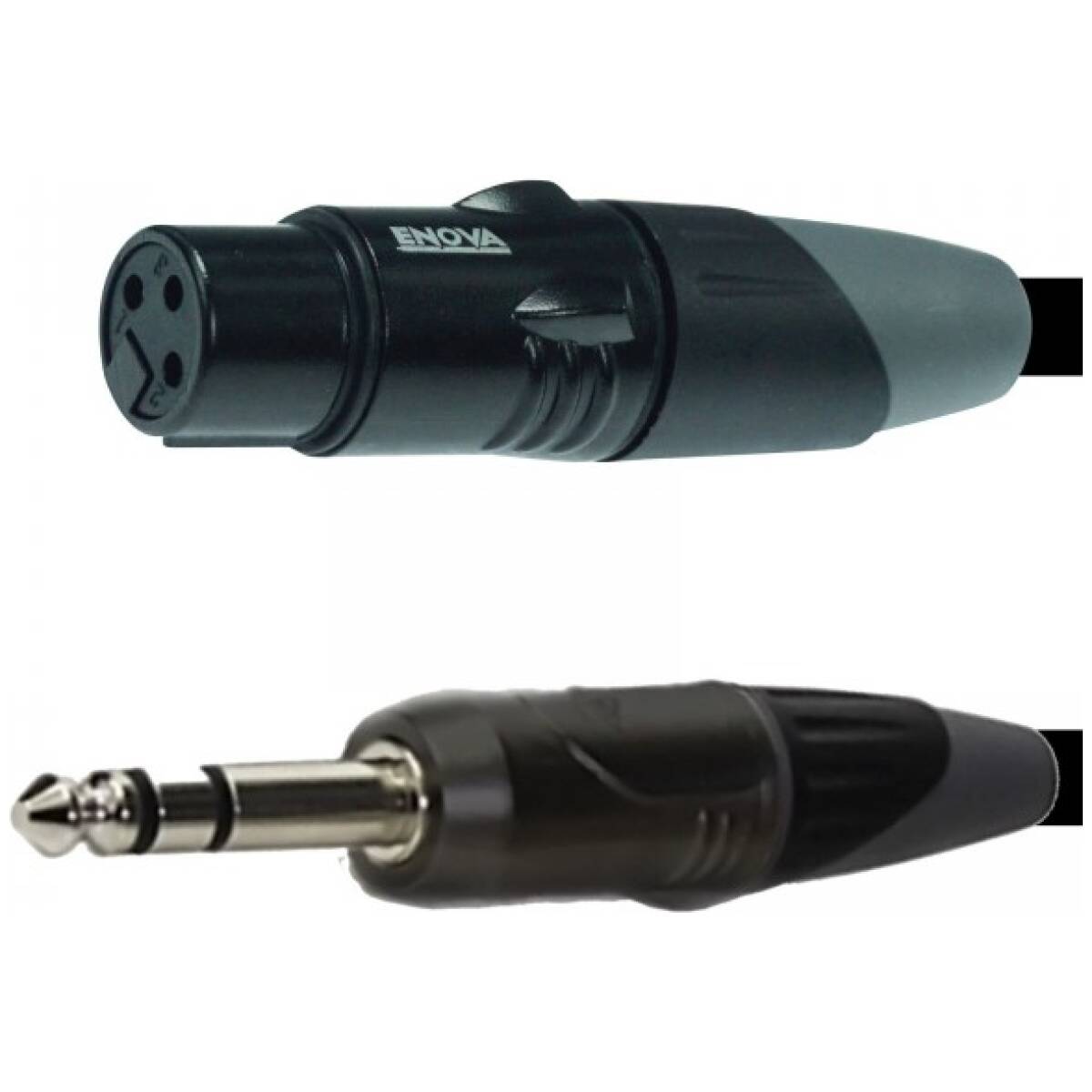 EC-A1-XLMPLM3-3 3 m XLR male to1/4'' Plug 3 Pole mic cable - Image 2