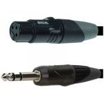 EC-A1-XLFPLM3-10 - 10m XLR Female to1/4'' Pole mic cable;3-pin - Image 2