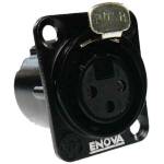 Enova XL13FB - XLR Female Chassis connector