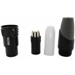 Enova XL25FB - XLR Female Cable Connector;5-pin Black Metal - Image 4