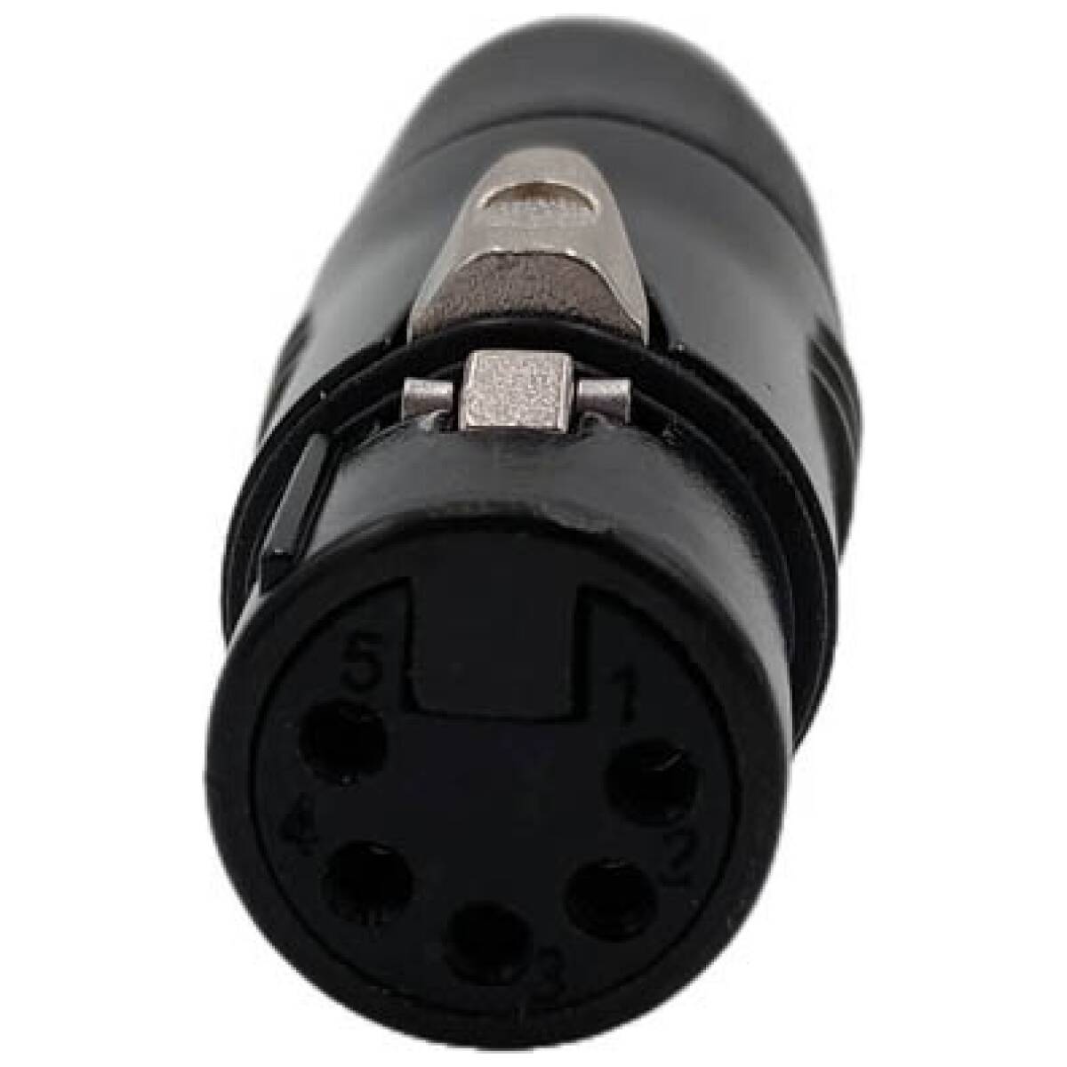 Enova XL25FB - XLR Female Cable Connector;5-pin Black Metal - Image 6
