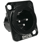 Enova XL13MB - XLR Male Chassis connector