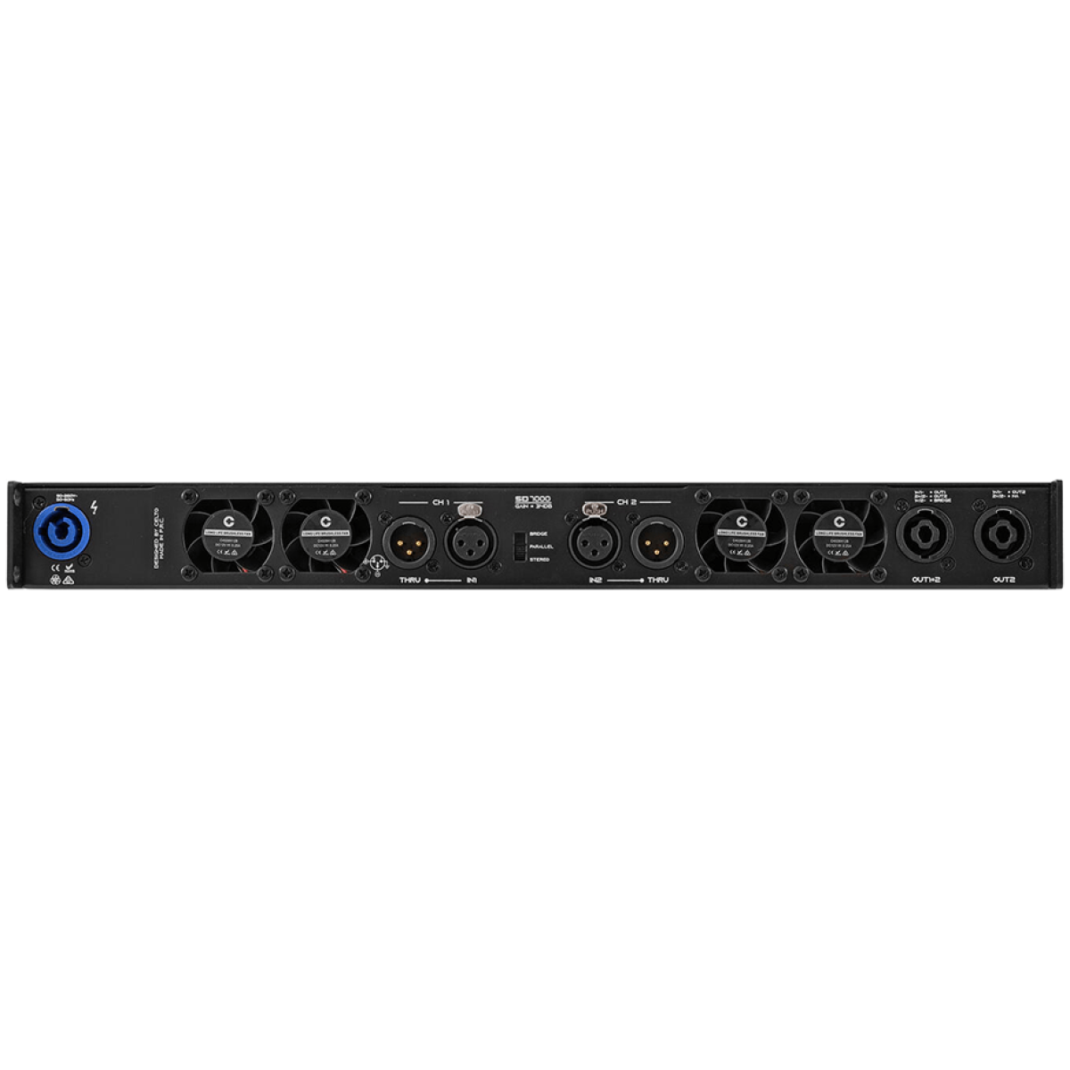 Celto Acoustique SD7000 2-Channel Class-D Touring / Switch-Mode Amplifier - Image 3