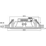Monacor EDL-18  Flush-mount Speakers - Image 2