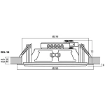 Monacor EDL-18  Flush-mount Speakers - Image 2