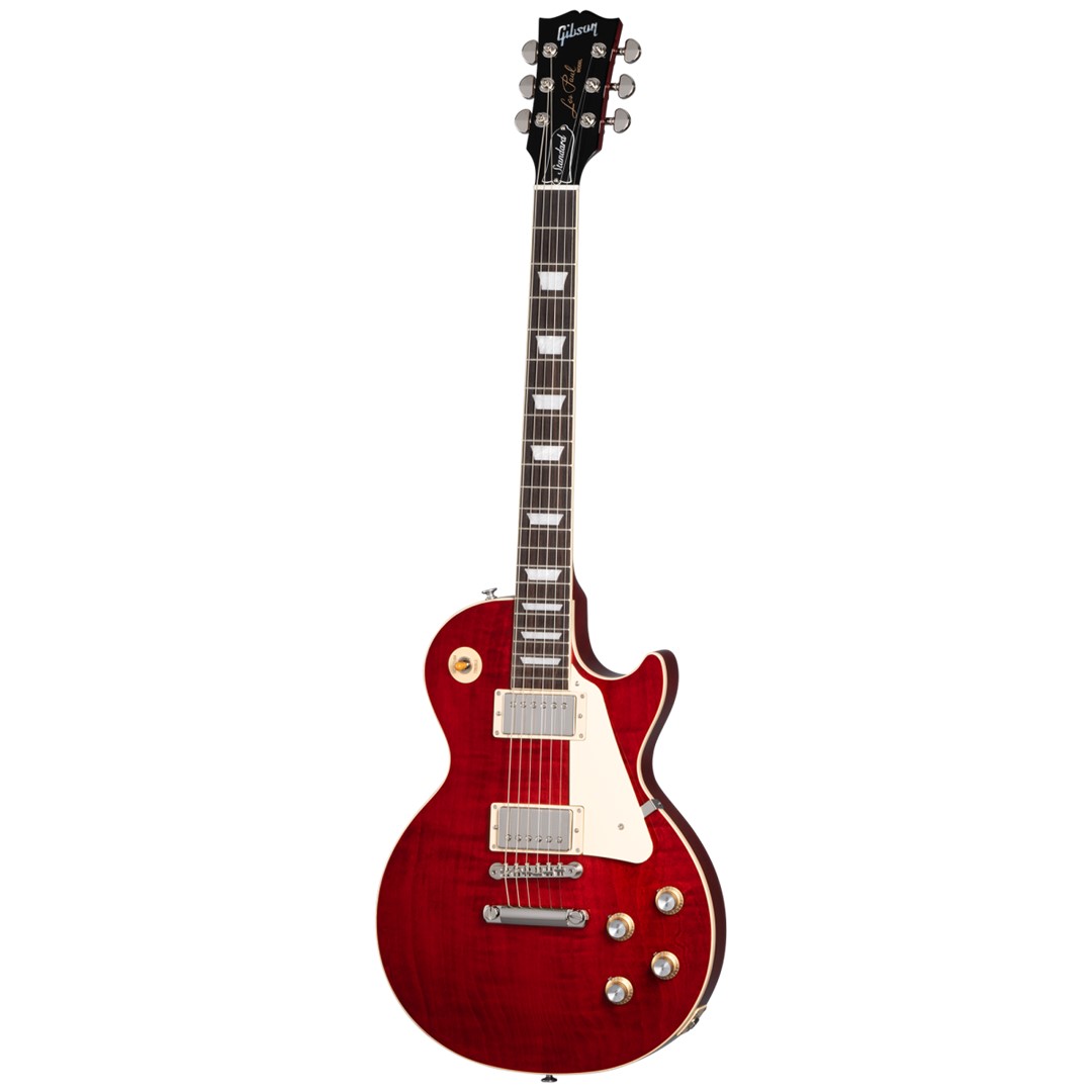 front-19 GIBSON LPS600-SC Les Paul STD 60s Figured Top 60s Cherry+Hard Case - Image 1