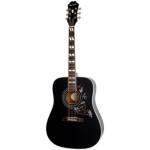 Epiphone EEHB-EB Hummingbird Pro Acoustic-Electric Guitar Ebony - Image 2