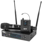 Hybrid U-DVFE Handheld And Lapel Wireless Microphone System