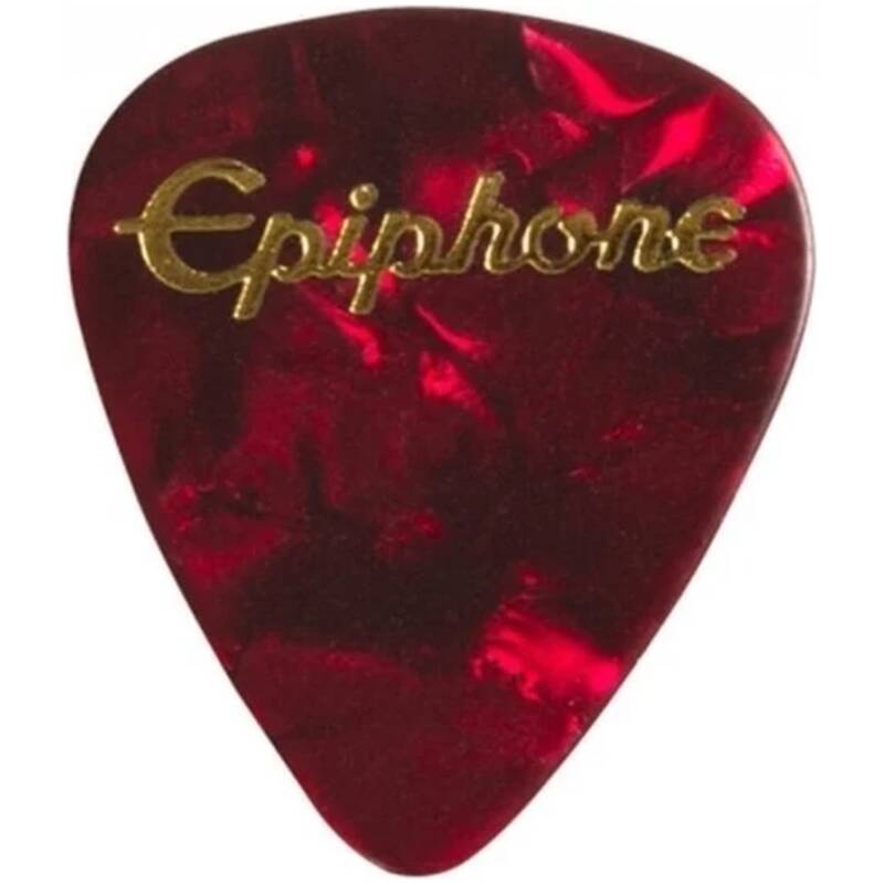 Epiphone APRE12-74T Red Pearloid Thin Picks 12 Pack