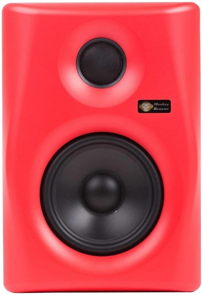 products-GIBBON5-RED1 Monkey Banana Gibbon 5 Red Powered 5″ Studio Monitor (Pair) - Image 1