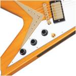 Epiphone IGCKFVW-ANA 1958 Korina Flying V Aged Natural+ Hard Case - Image 3