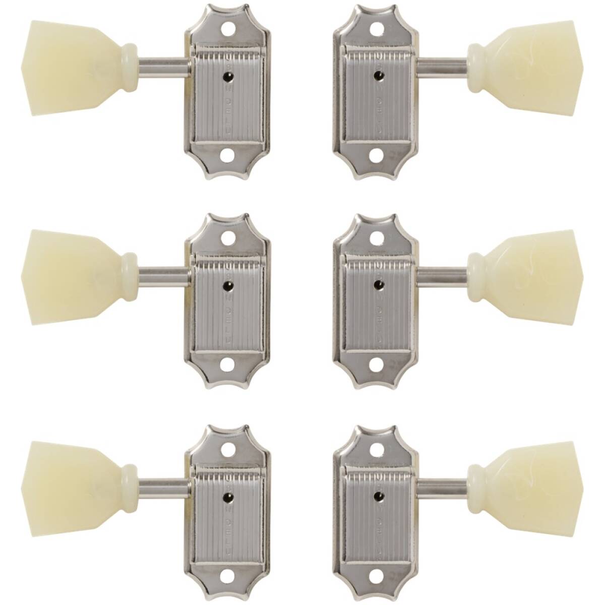 GIBSON PMMH-040 Kluson Deluxe Reissue-style Tuner Set Nickel - Image 2