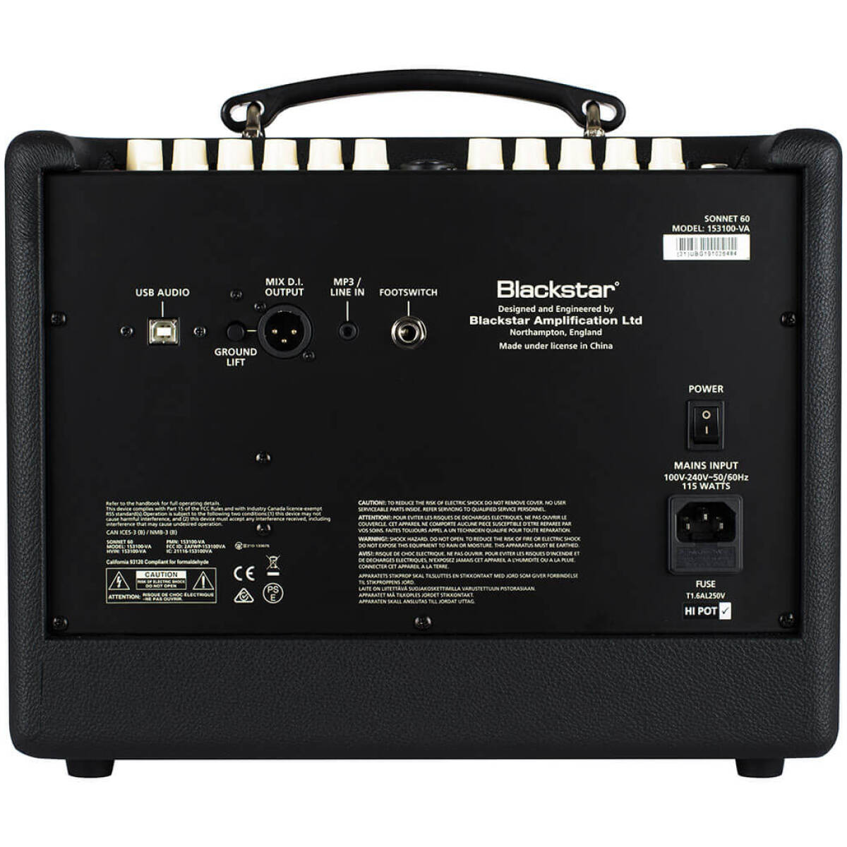Blackstar SONNET-60-BLK Black Amplifier - Image 5