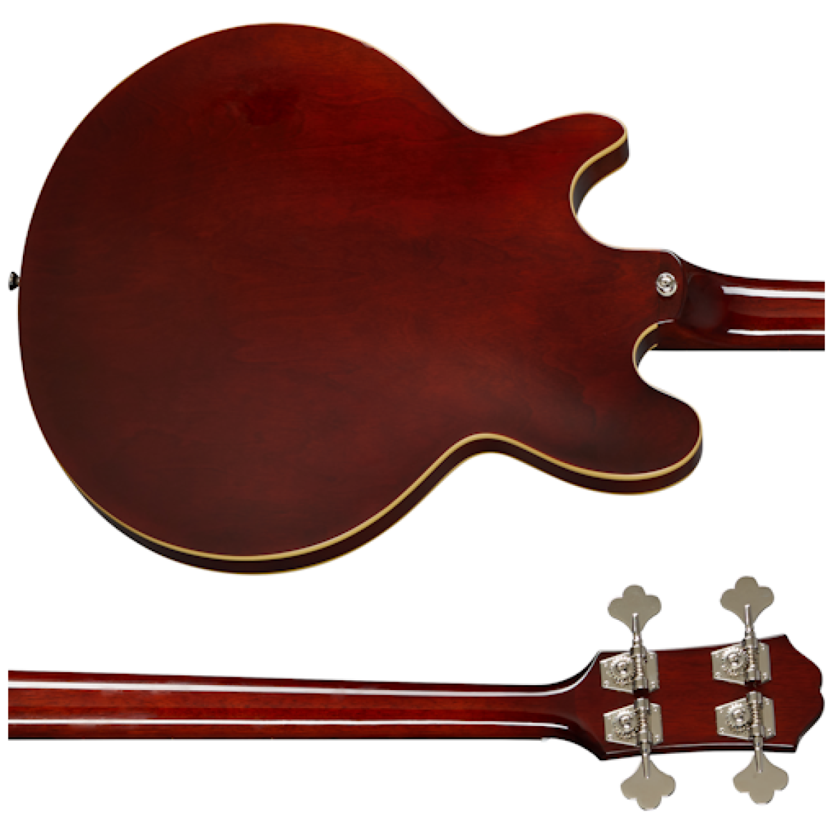 Epiphone EBJC-SBU Jack Casady Bass Sparkling Burgundy - Image 4