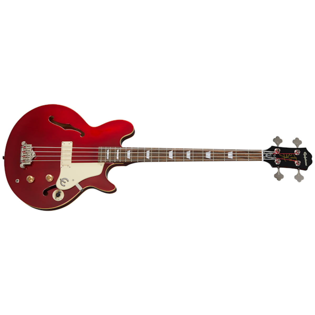 Epiphone EBJC-SBU Jack Casady Bass Sparkling Burgundy - Image 3