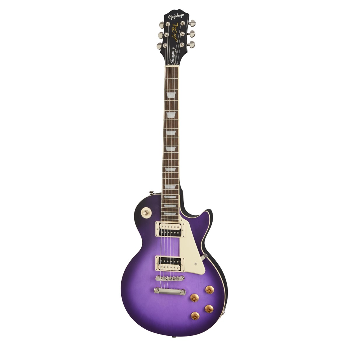 Epiphone ENLPCW-VP - LES PAUL Classic Worn Purple - Image 1