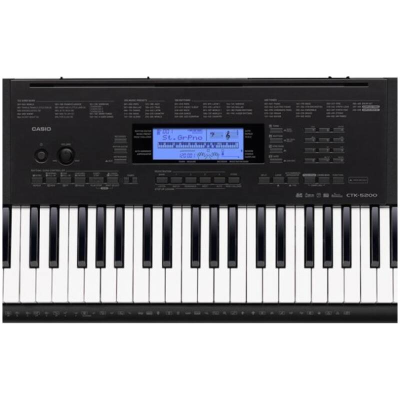 Casio Ctk-5200 48 Keys 600 Tones Keyboard