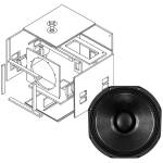 Hybrid FP18-1200 Single 18inFlat-Pack Sub-Bass