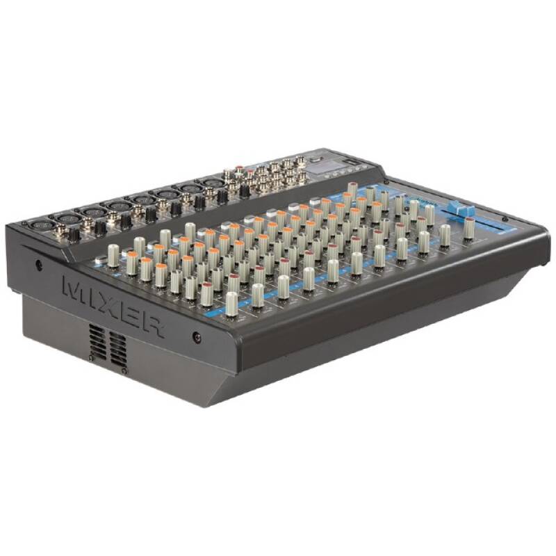 Hybrid ML1260PDUX 12-Channel Powered Mixer With USB Bluetooth & Dual DSP Effects