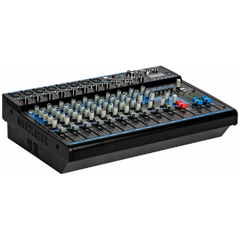 Hybrid ML1260PDUU 12-Channel Powered Mixer With Dual USB Bluetooth & DSP Effects