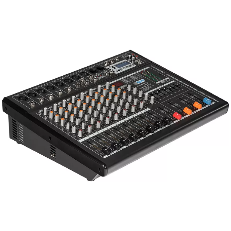 Hybrid M10800PUX 10-Channel Powered Mixer With USB Bluetooth & DSP Effects
