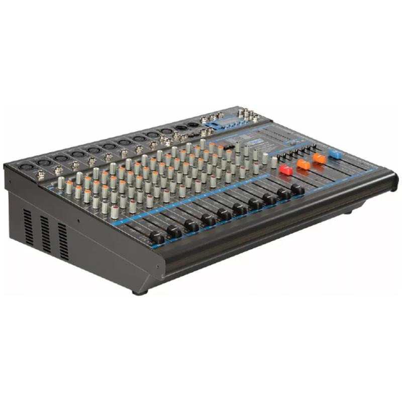Hybrid M121200PUX 12-Channel Powered Mixer With USB Bluetooth & DSP Effects