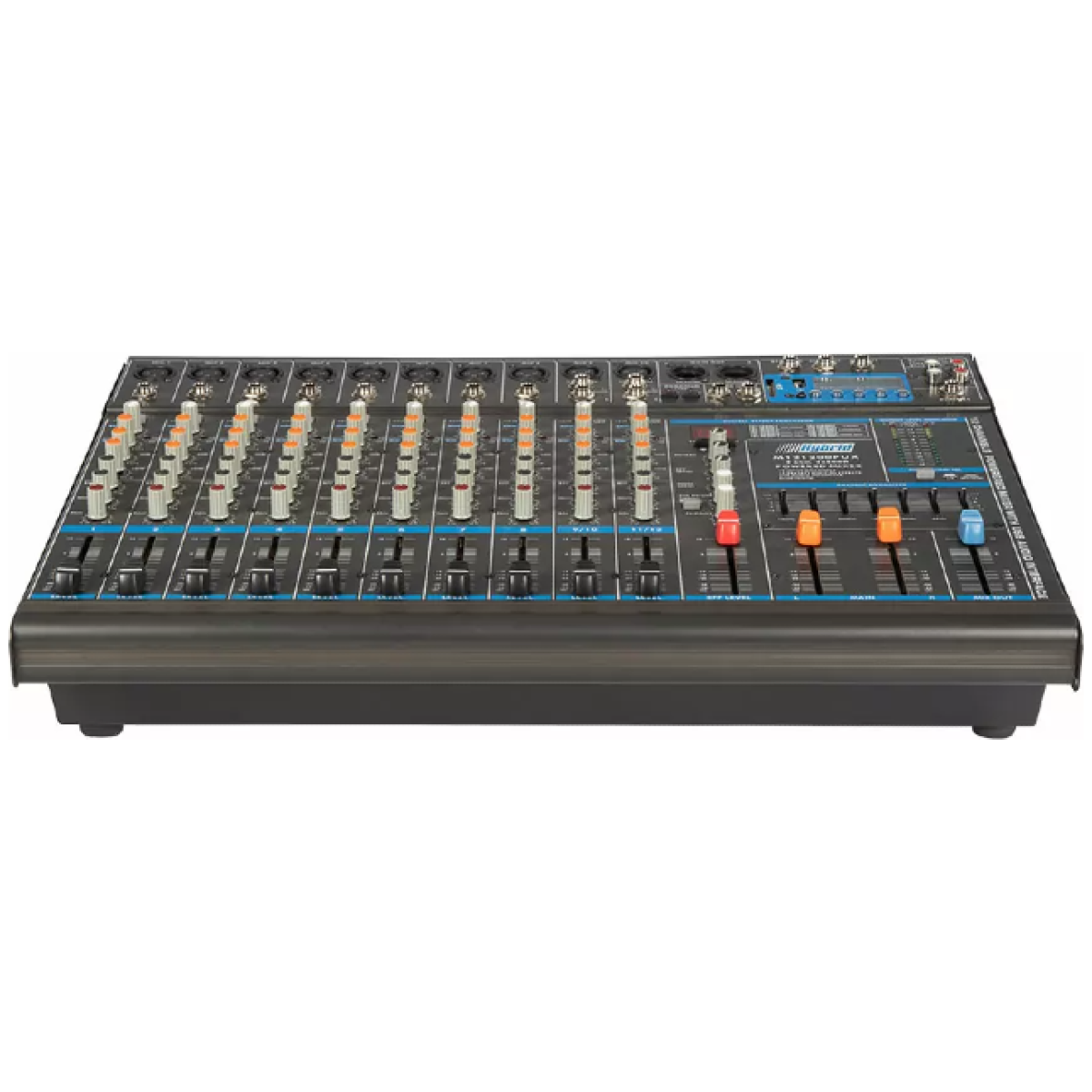Hybrid M121200PUX 12-Channel Powered Mixer With USB Bluetooth & DSP Effects - Image 2