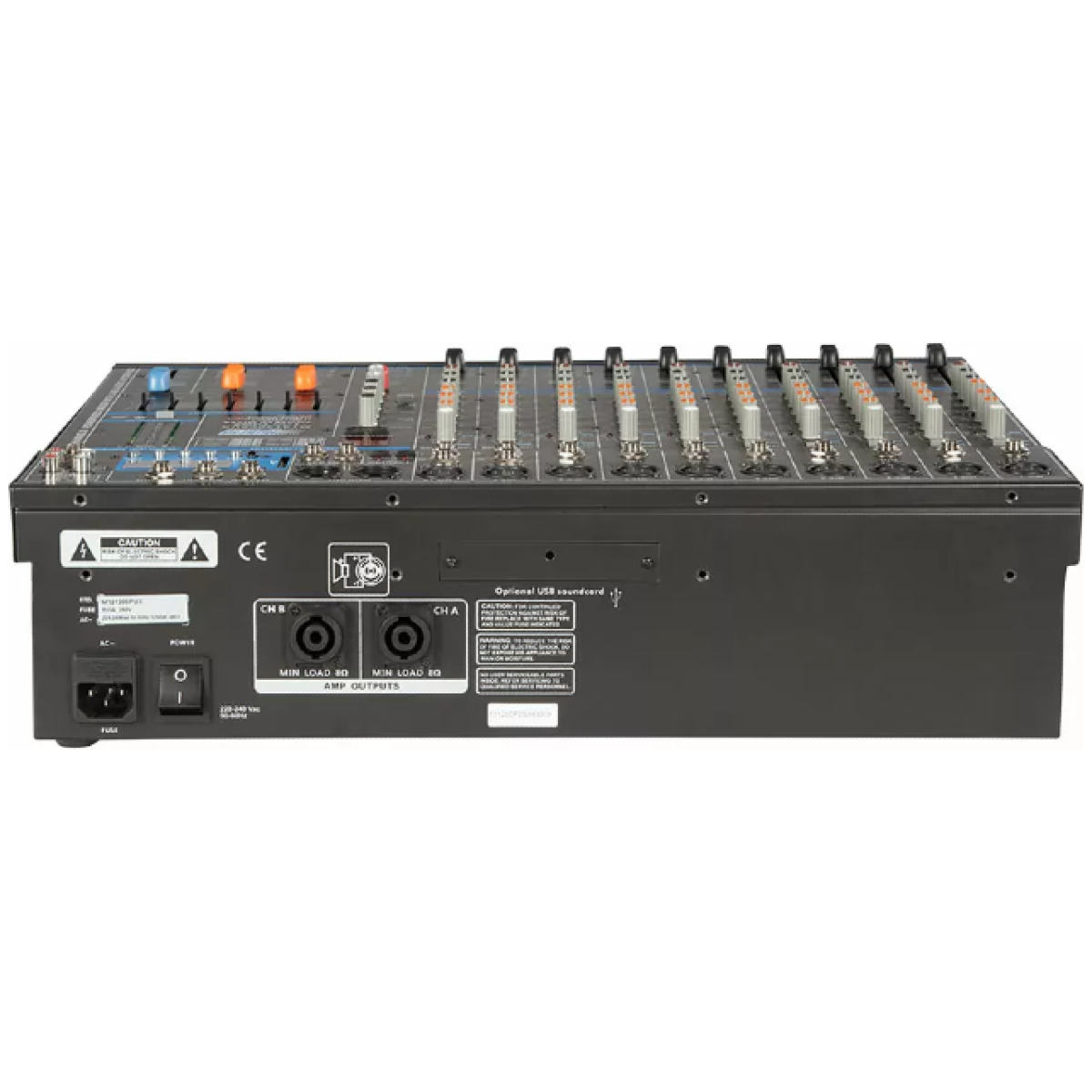 Hybrid M121200PUX 12-Channel Powered Mixer With USB Bluetooth & DSP Effects - Image 3