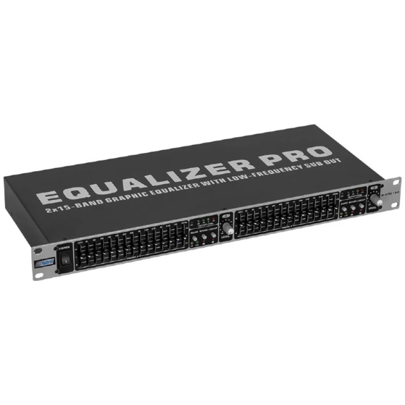 Hybrid S-EQ215A Dual 15-Band Stereo Graphic Equalizer