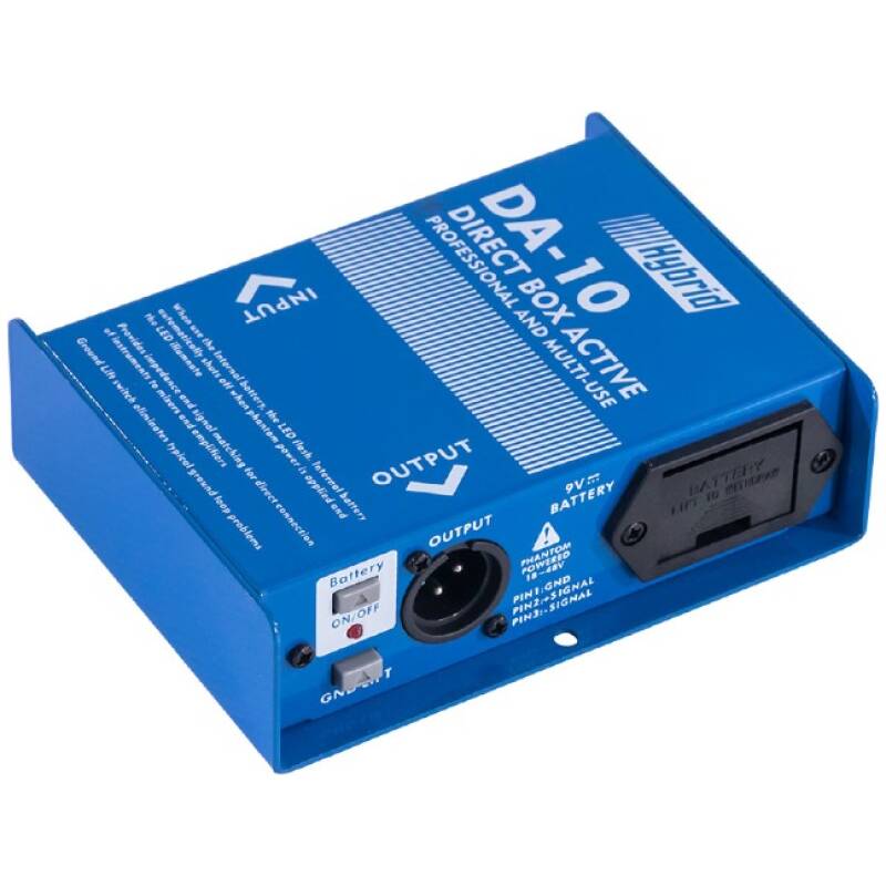 Hybrid DA10 1 Input × 10 Output Audio Distribution Amplifier