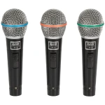 Hybrid D-1 MKII (3 Pack) Dynamic Handheld Microphone Set