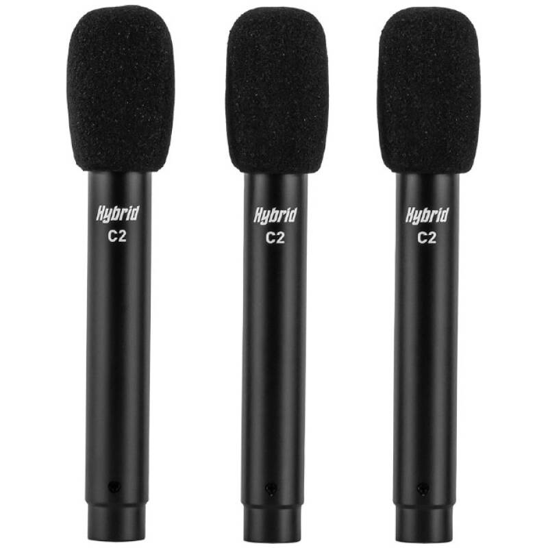 Hybrid C2-3PK 3-Piece Small-Diaphragm Condenser Microphone Set