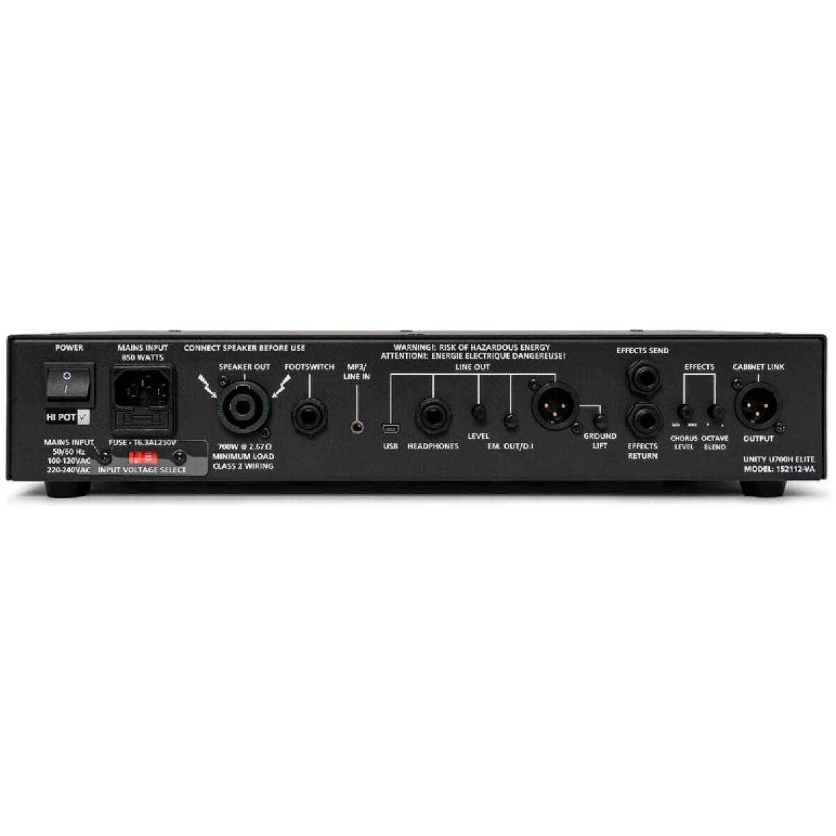 Blackstar U700H Unity Bass 700 watt Elite Bass Head - Image 4