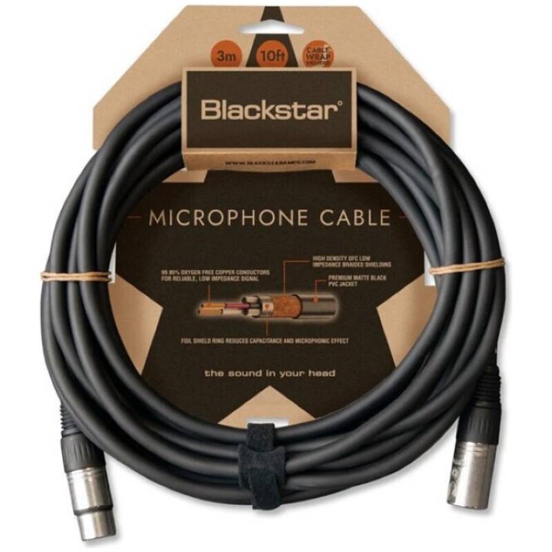 Blackstar BA231044-Z 3M XLR Microphone Cable