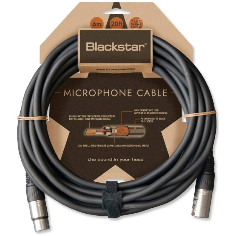 Blackstar BA231046-Z 6M XLR Microphone Cable
