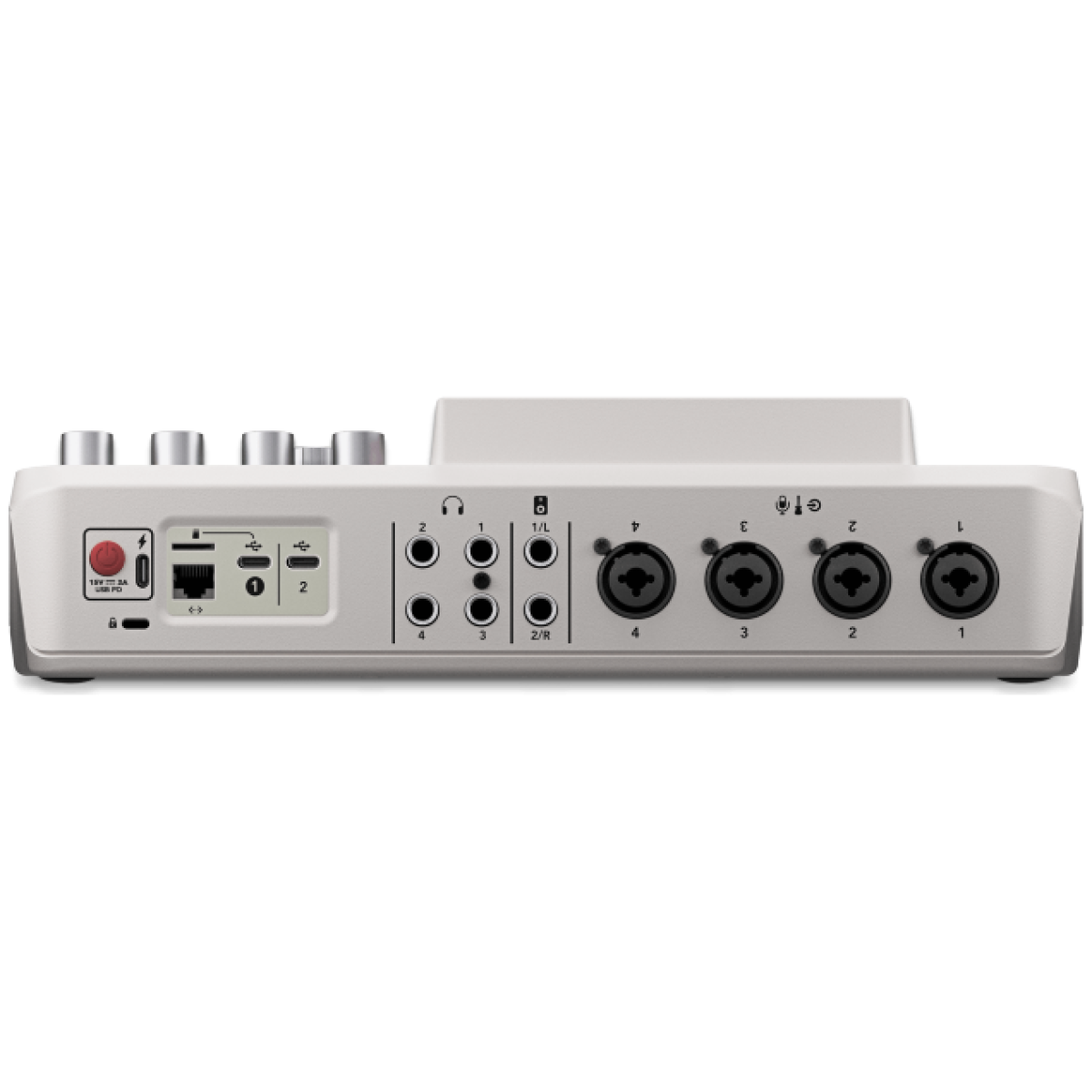 RODE RØDECaster Pro II-W – White Edition Integrated Audio Production Console - Image 3