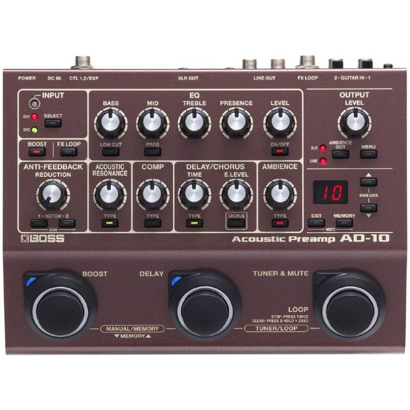 Boss AD-10 Acoustic Preamp Pedal