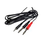 EWIC-YRP 10 2M Y-Split RCA To Dual 6.35mm (1/4") TS Cable