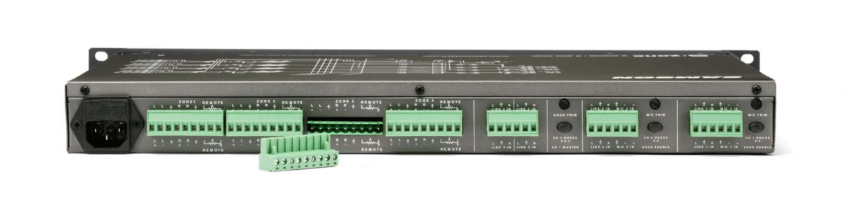 Samson SAMS-S ZONE 4-Input / 4-Zone Stereo Zone Mixer - Image 2