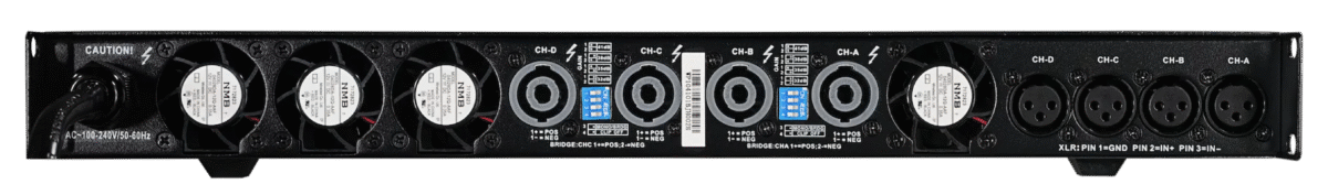 Wharfedale  WHAR-DP 4035 Professional 4-Channel Class-D Power Amplifier  - Image 3