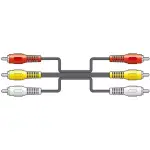 Tva - 20M - 3 X Rca Plug / 3 X Rca Plug Lead