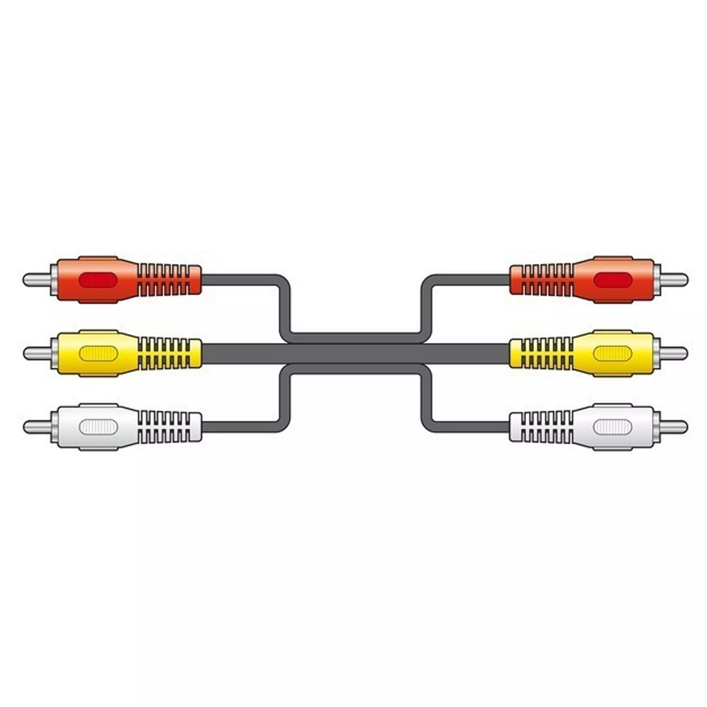 109611TVA_1 Tva - 20M - 3 X Rca Plug / 3 X Rca Plug Lead - Image 1