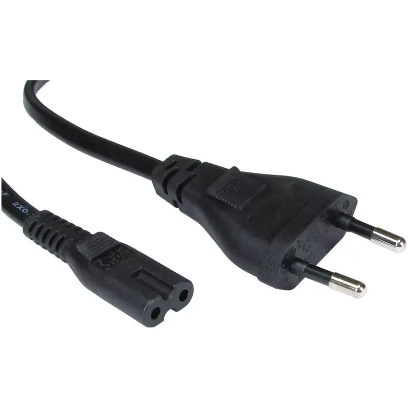 Tva - 1.8M - Figure 8 / 2 Pin Plug - Mains Lead