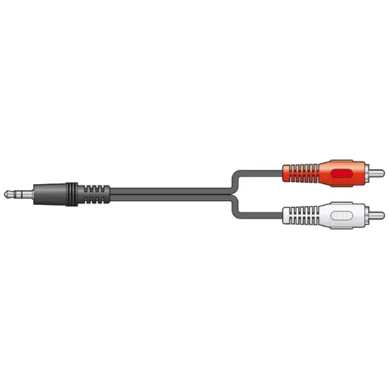 Tva - 3.0M - 3.5MM Stereo Jack / 2 X Rca Jack Lead