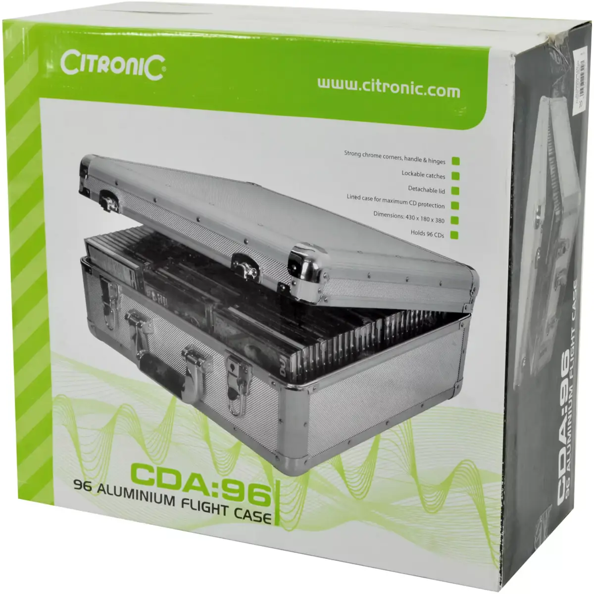 Citronic - CDA:96 Aluminium Cd Case - Image 2